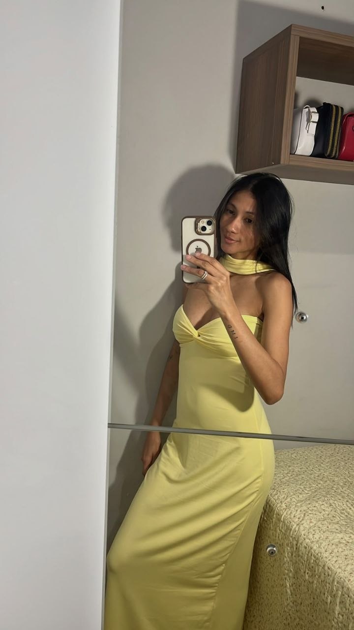 Vestido Amarelo Manteiga